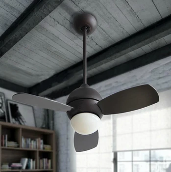 2020 obce štýl, osobnosť dizajnéra Lampy čierne jednoduché ventilátor stropné svetlá