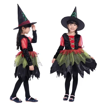 Desivé upír kostým čarodejnice dievča, cosplay, Karneval, Party princess maškarný fantasia dievčatá, deti halloween kostýmy pre deti