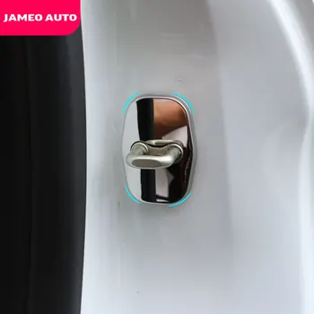 Jameo Auto 4Pcs/Set ABS Auto Door Lock ochranný Kryt Dverové Zámky Kryty pre Peugeot 208 2008 2012 - 2020 Príslušenstvo