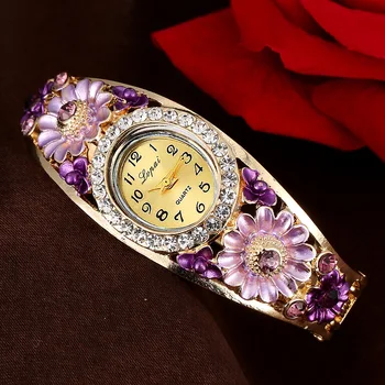 Top značky luxusný náramok hodiniek ženy hodinky zlaté dámske hodinky diamond dámske hodinky hodiny relogio feminino reloj mujer W06