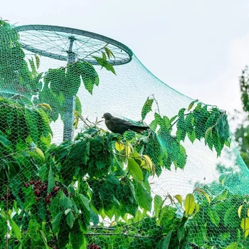 Anti-vták Čistý Mreže Okami Opakovane PE Ľahko Účtovná Záhradné Ovocie, Zelenina Ochranné Časť Eco-priateľský Nástroj