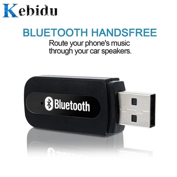 Kebidu USB, Bluetooth Stereo Hudby Prijímač Dongle Adaptér Converter, 3,5 mm Jack Audio Kábel pre Prenosný Reproduktor pre iPhone