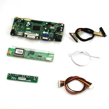 M. NT68676 LCD/LED Controller Vodič Doska Pre LTN156AT01 1366*768 LVDS Monitor opätovné použitie Prenosného počítača (HDMI+VGA+DVI+Audio)