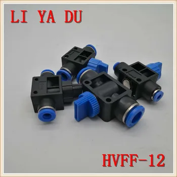 HVFF-12 Pneumatické Trubice Rýchly Konektor Jednosmerný Vykladanie Poistný Ventil