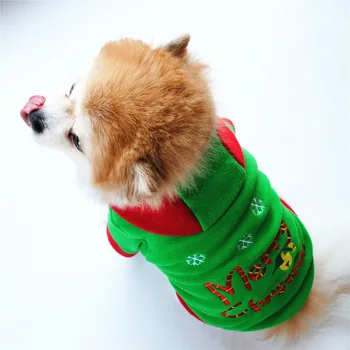 Oblečenie pre psy, Teddy Jar Zimné Šteňa Pet Šaty, Kostýmy pre Dievčatá, Malé Veľké Písmeno Bunda Vianočné Hoodie Psov Fashion
