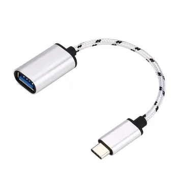 USB C Samec na USB Typu Žena Adaptér Synchronizovať Údaje Hub OTG Funkcia Converter Rýchle Nabíjanie Kábel, Kábel