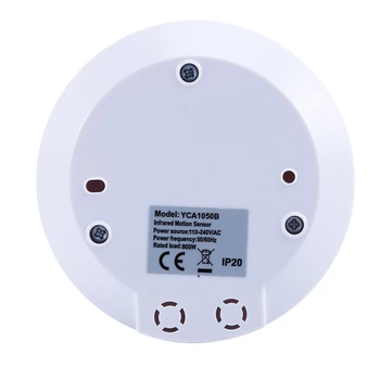 Horúce 110-220V Strop PIR Senzor, Light Switch Nastaviť Časové Oneskorenie Light Switch 800W Ultra Slim Infračervené, Indukčné