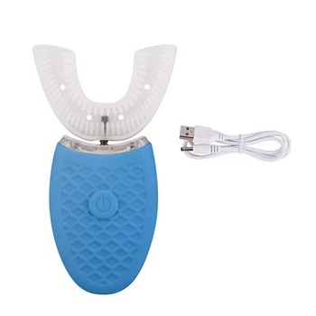 Prenosné Automatické Masáž Elektrické Zubov zubná Kefka 360 stupeň Ultrazvukové Elektrické Lenivý Kefka s LED Svetlom