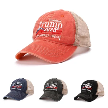 Trump 2020 NÁS Volebnej Kampane šiltovku Vyšívané Oka Klobúk pokrývku hlavy Unisex Bežné Streewear Donald