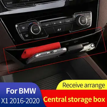 Auto Strednej Konzole Centrálnej Úložný Box Zásobník Bin Organizátor Central Úložný Box Pre BMW X1 2016-2020
