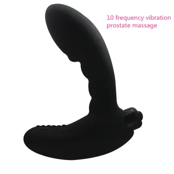 Prostata masáž análny vibrátor silikónový zadok plug black erotické hračky análny plug sexuálne hračky pre človeka gay prostata masáž