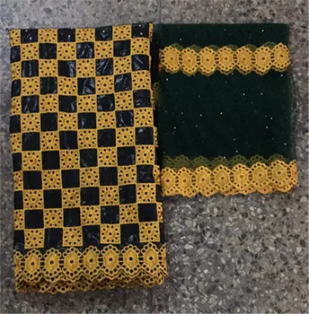 Africké čipky textílie black bazin riche textílie bazin brode textílie guinea getzner čipky s kamene pre ženy strana 5+2yards/veľa