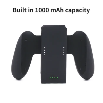 Radosť Con Plnenie Grip s 1000-1800mAh Batéria, 2-v-1 Comfort Grip pre Nintendo Prepínač Radosť-Con Radič, Joycon Nabíjačky