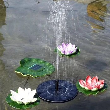 Solárny Mini Studne Bazén, Rybník Plávajúce na Vtáčie Vaňa Terasa Krajiny Vonkajšie Záhradné Dekorácie