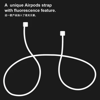 1PC na AirPods Silikónový Anti-stratil Krk Bezdrôtové Slúchadlá String Lano pre Slúchadlá, Kábel, Slúchadlá, Príslušenstvo