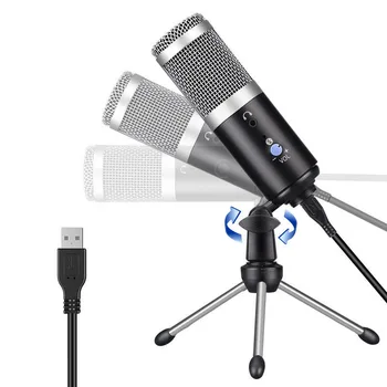 MOOL Profesionálny USB Kondenzátorových Mikrofónov Karaoke Mikrofónom Pre Notebook, MAC, Windows YouTube