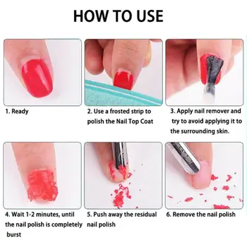 15ml Praskla Magic Odstrániť UV Gel lak na Nechty Magic Odstraňovač Soak Off Nail Art Primer Akryl Clean čistič / Odmasťovač Na Nechty Lak