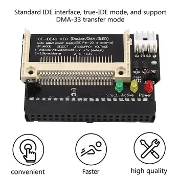 Compact Flash CF Na 3,5 Ženy 40 Pin IDE Zavádzacie Adaptér Converter Karty Štandardných IDE Pravda-IDE Režime na Pevnom Disku POČÍTAČA