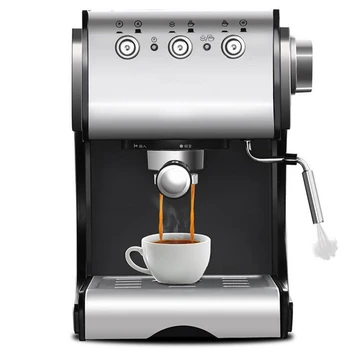 1050W 1.3 L Automatický kávovar Espresso Barista Stroj Multifunkčný Parný kávovar Domov Komerčné Použitie 20x31x26cm