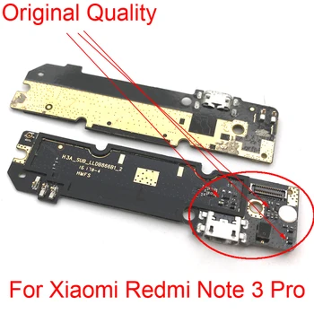 Pre Xiao Redmi Poznámka 3 Pro Prime USB Nabíjací Port Konektor Doku Flex Kábel S Mikrofónom