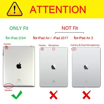 360 Stupeň Ochranné puzdro Pre iPad 2 Tvrdeného Skla Pokrytie Tablet Case For iPad 2 A1395 A1396 A1397 Screen Protector Kryt