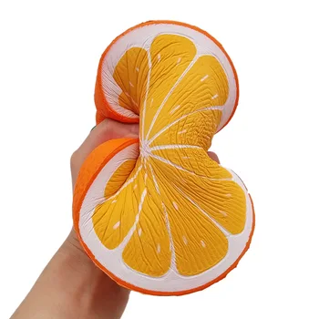 1Pc na Mäkké Ovocie Balík Orange Melón Citrón, Jahody Pomaly Rastúce Voňajúce odbúranie Stresu Squeeze Hračka Vzdelávacie Hračka pre Dieťa