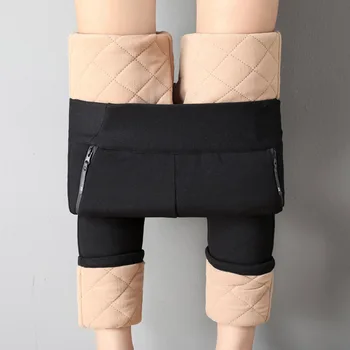 Fv10200 2019 nové jeseň zima ženy móda bežné Dámy práce nosiť pekné Legíny Cashmere zahusťovanie teplé harajuku nohavice