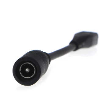 5.5x2.1 mm DC Napájací Konektor Nepremokavé Bunda Female to Male Micro USB Kábel Adaptéra X6HA