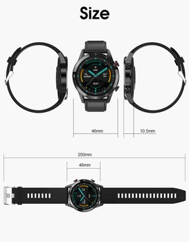 L13 Max Smart Hodinky Mužov, Vodotesný IP68 EKG PPG Bluetooth Hovor Krvného Tlaku, Tepovej frekvencie, Fitness Tracker športové Smartwatch PK L9