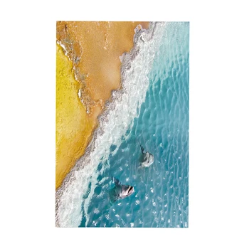 Nepremokavé Samolepky Na Stenu Mora Podlahové Samolepky Dolphin Beach Tapety Veľká Veľkosť Domova Tvorivé Morských Živočíchov