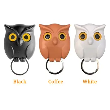 Nové Night Owl Magnetické Nástenné Kľúča Držiteľa Magnety Udržať Keychains Háčik Visí Kľúč Otvorí Oči, Bytové Doplnky Domov Skladovanie