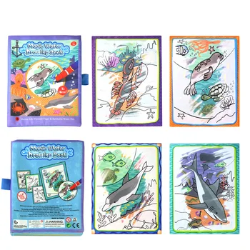 4 Typy Mágie Vody Kreslenie Knihy Sfarbenie Knihy v Kresbe Hračky Opakovane Knihy Skoré Vzdelávanie Hračky Vzdelávacie Hračky pre Deti,