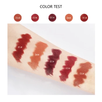5 Farieb Hydratačné Matné Rúže Nastaviť Nepremokavé Dlhotrvajúci Lesk Na Pery Velvet Pigment Ženy Lip Make-Up