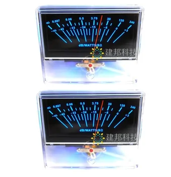 1PCS P-97 VU Meter Hlasitosti Zvuku Jednotky indikátor Vrchol AMP DB Tabuľka Panel Úrovni Meter