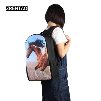 ZRENTAO dievčatá batoh cartoon jednorožec tlač mochilas deti zvierat školský batoh denne areáli tašky ženy cestovné tašky