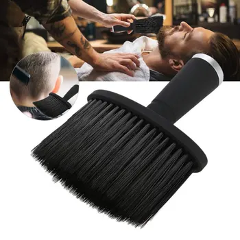 Rozbité Vlasy Sweep Kefa Krku Nylon Soft Vlasov Kefa Kadernícke Čistenie Nástroj na Vlasy Salon Domov Čierna