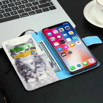 3D flip peňaženky, Kožené puzdro Pre BLU C5L C6L Vivo Jeden Plus 2019 Studio Mega 2018 BLU Vivo Ísť XL4 XI+ Telefón Prípadoch
