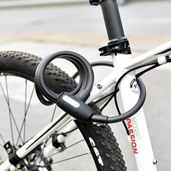 1.2 m Bike Zamky Anti Theft Cyklistické Doplnky, Oceľové Bezpečnostné Požičovňa Káblový Zámok MTB, Road Motocykel, Bicykel Zariadenia Universl