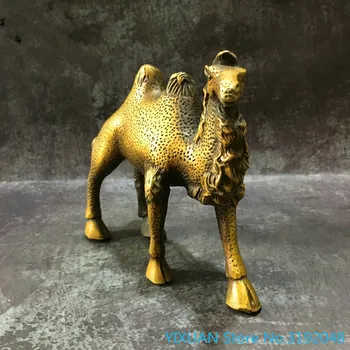 Ornamento de cobre zariadení puro de Ťava, ornamento de mesa de decoración para el hogar de un barco de camello de desierto de latón