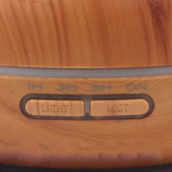 Póry dreva Ultrazvukové Arómu esenciálneho Oleja Difúzor Hudba, Aromaterapia Zvlhčovač Vzduchu 300 ml