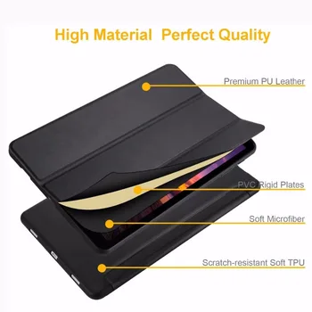 20pcs/veľa Honeycomb trojnásobne TPU ochrany shell kožený kryt puzdro pre Samsung Galaxy Tab A A2 10.5 2018 T590 T595 prípade