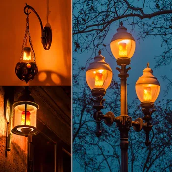 LED Plameň Lampy 99led 15W AC110 220V Simulované Prírody, Oheň, Svetlo, Žiarovka E27 Vianočné Dekorácie Účinok