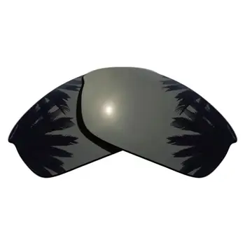 Čierna a Zelená Zrkadlové Polarizované Náhradné Šošovky pre Flak Jacket Rám UVA & UVB