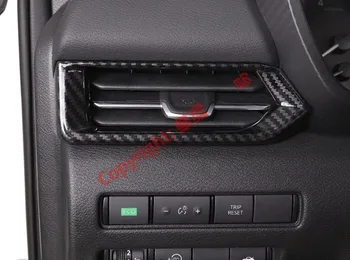 Carbon Fiber Štýl Interiéru Strane otvoru Klimatizácia AC Zásuvky Dekoratívne Rám, Kryt Výbava Pre Nissan Sylphy MK14 2019 2020