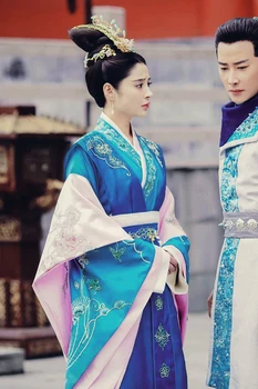 4 vzory Princezná Výšivky Kostým pre Najnovšie TV Hrať Princezná WeiYoung dámske Kostýmy Hanfu Fáze