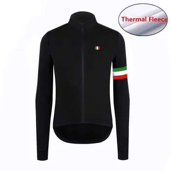 Francúzsko Taliansko Dlhý Rukáv Thermal Fleece, Cyklistika Dres Nového Roku 2020 Maillot Ciclismo invierno pánske Cyklistické Bunda Mtb Cyklistické Oblečenie