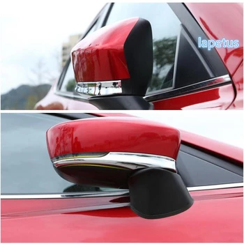 Lapetus Mimo Dvere Spätné Zrkadlo Pásy Dekorácie Rám, Kryt Trim 2 Ks vhodné Na Mazda 3 AXELA Sedan Hatchback 2017 2018 ABS