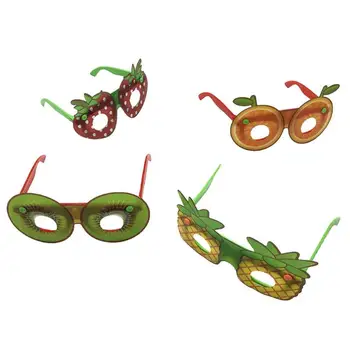 Ručné DIY Ovocie Tvar Deti Dekoratívne Sklá Strany Cartoon Slnečné okuliare, Optické Okuliare, Rám Deti Okuliare Náhodné Farby