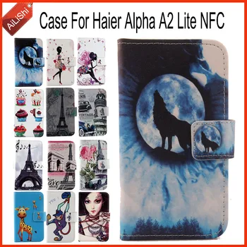 AiLiShi Prípade Haier Alfa A2 Lite NFC Luxusné Flip PU Kožené puzdro Haier Špeciálne Telefón Ochranný Kryt Kože+Sledovania
