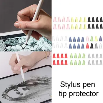 8pcs Silikónové Náhradný Tip Prípade Nib Ochranný Kryt Kože pre Apple Ceruzka 1. 2. Dotykový Stylus Pen Prípade